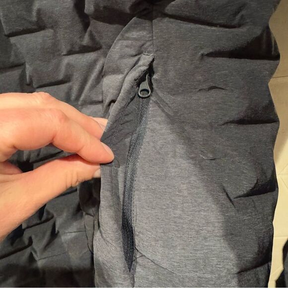 Mountain Hardwear Women's Stretch down Half Zip Light Pullover Insulated Gray XL - Picture 7 of 11